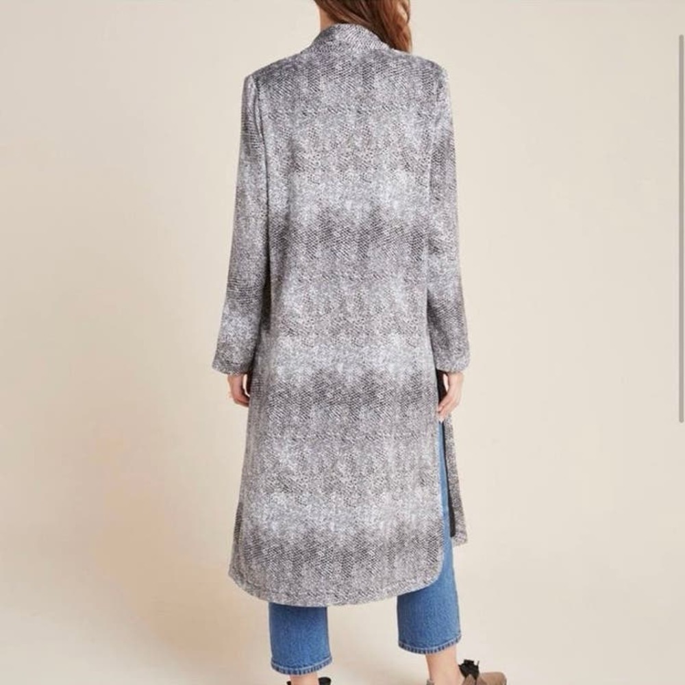 Anthropologie‎ Women’s BB Dakota Serpentine Snake Print Duster  Flowy Oversized